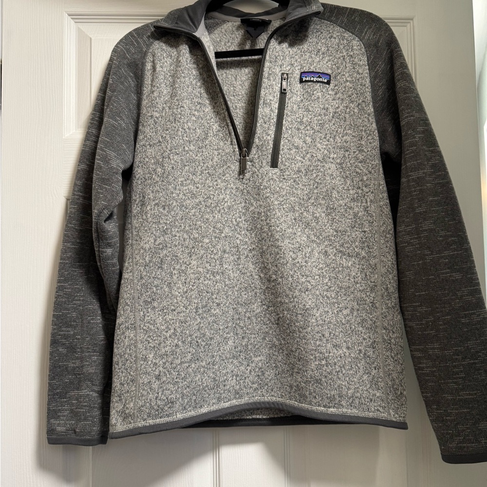 Patagonia Heather Gray Fleece Jacket